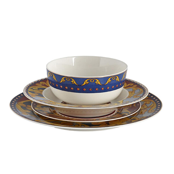 Lucky Art Lilian Bone 24 Parça Yemek Takimi