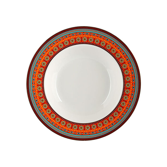 Lucky Art Celeste Bone 24 Parça Yemek Takimi