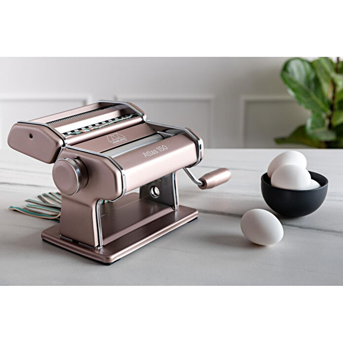 Marcato Atlas 150 Pastel Pembe Makarna Makinesi + Pastawheel