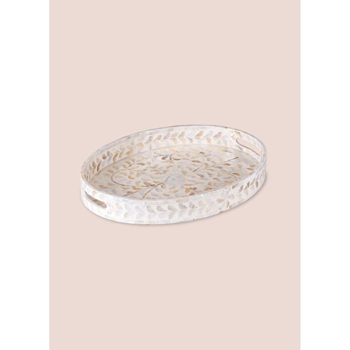 The Mia Sedef Oval Tepsi 50x36x6 Cm Tlc0078