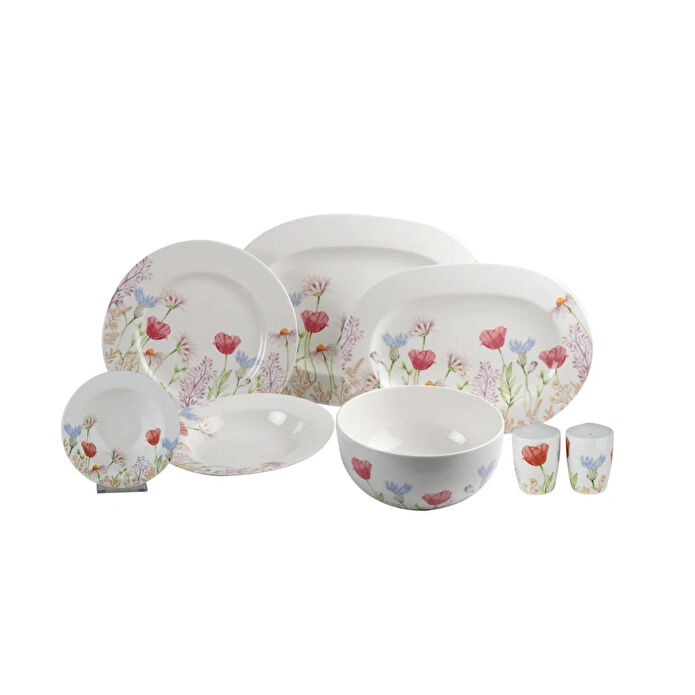 Royal Canterbury Blooming Field 53 Parça Yemek Takimi