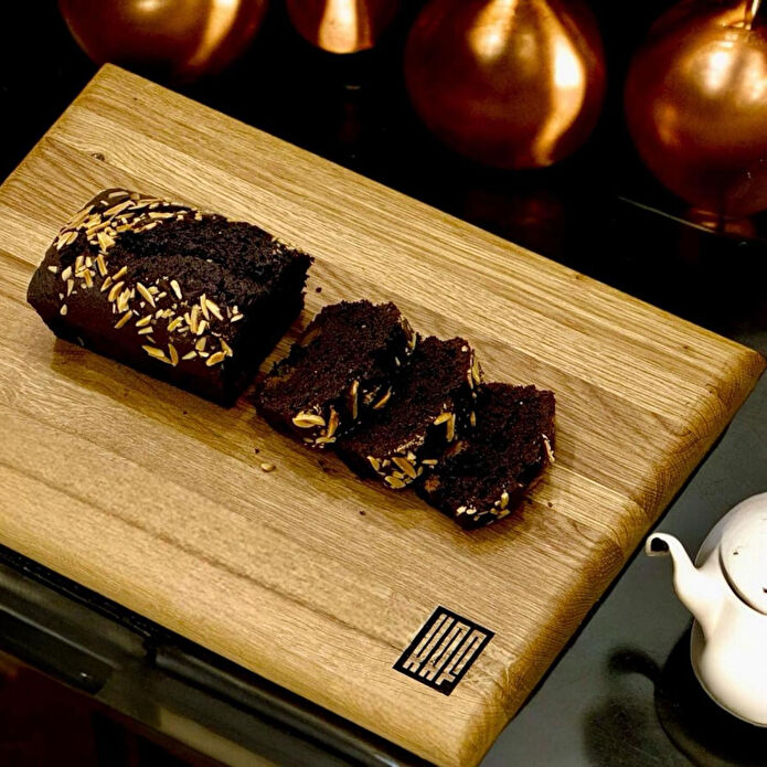 Kaf Ahşap Lüks Kesme Tahtası Meşe - M