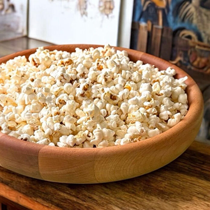 Kaf Ahşap Sunum Kasesi Kayın - M