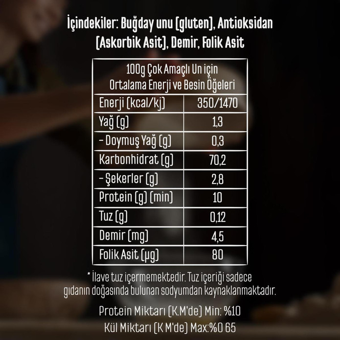 Tellioğlu Çok Amaçlı Un 2 Kg