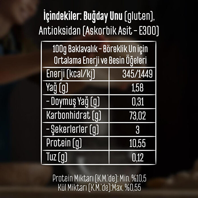 Tellioğlu Baklavalık Böreklik Un 5 Kg
