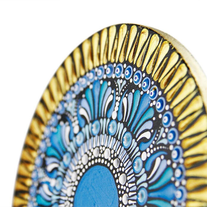 Coho Objet Coho Art El Yapımı Dekoratif Nazar Mandala Sembolü