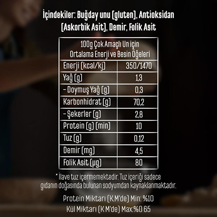 Tellioğlu Çok Amaçlı Un 1 Kg