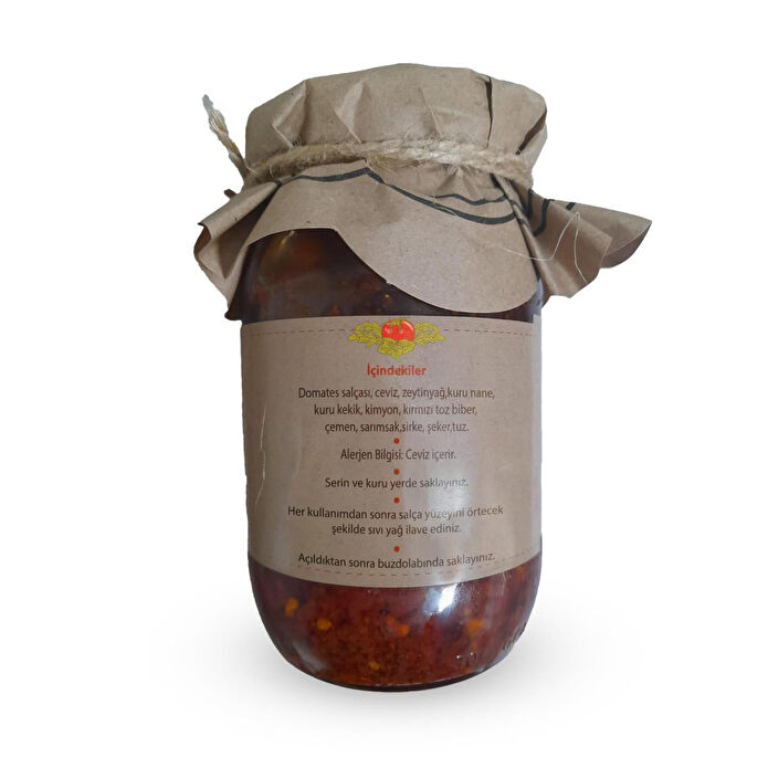 Tellioğlu Değirmen Ev Yapımı Kahvaltılık Acısız Salça 300 Gr