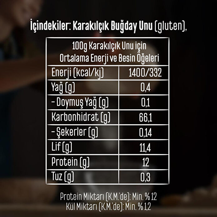 Tellioğlu Karakılçık Unu 1 Kg