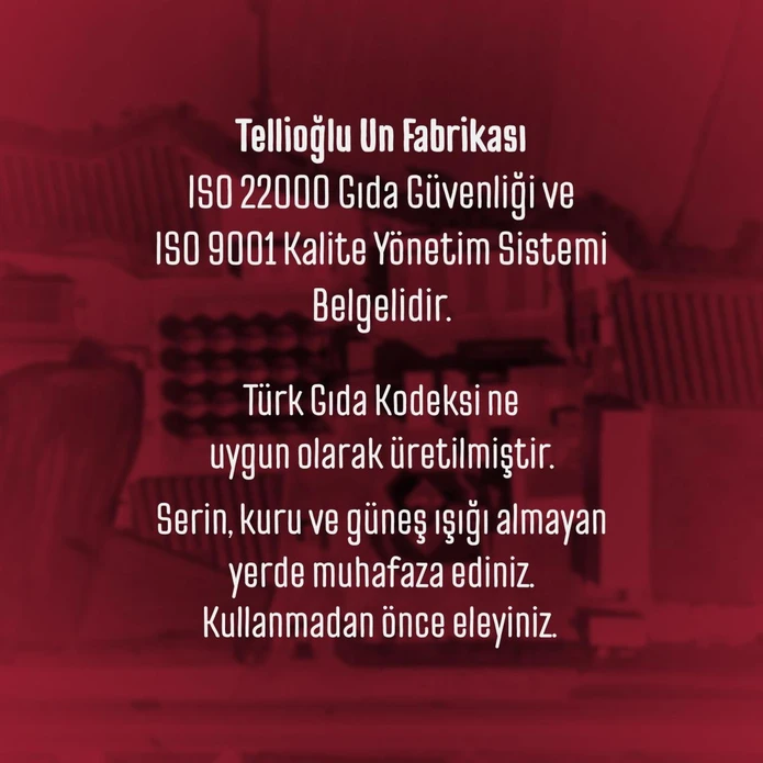 Tellioğlu Çok Amaçlı Un 5 Kg
