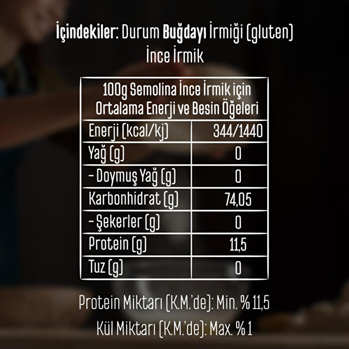 Tellioğlu İrmik Semolina 1 Kg