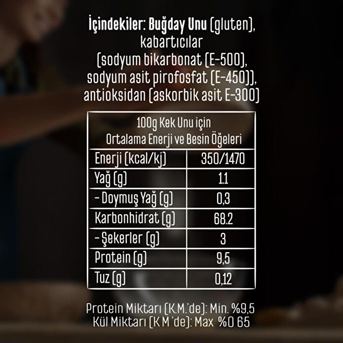 Tellioğlu Kek Kurabiye Unu 1 Kg