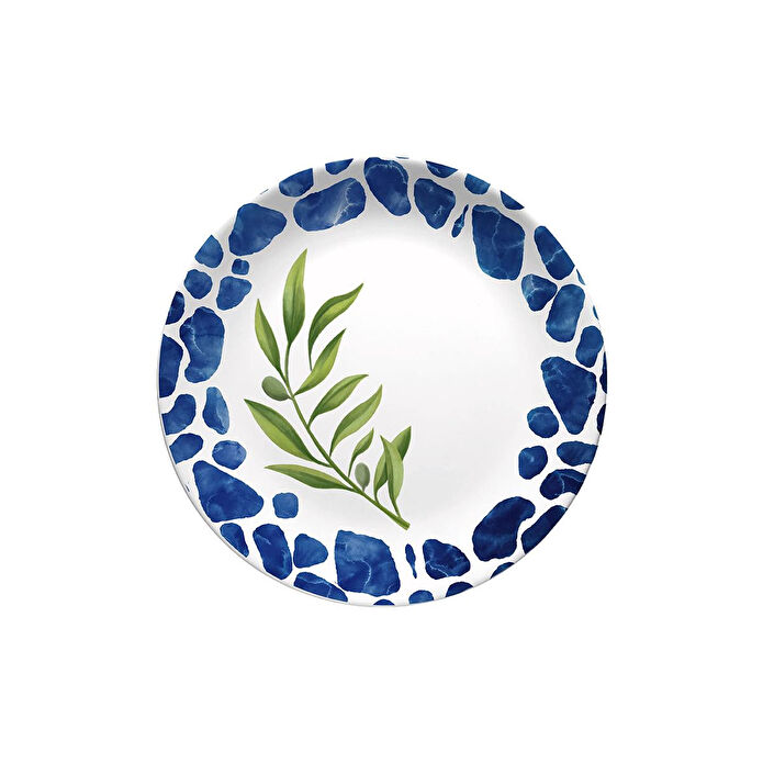 Fern&Co Santorini Cruise Collection Büyük Tabak 4 Lü Set