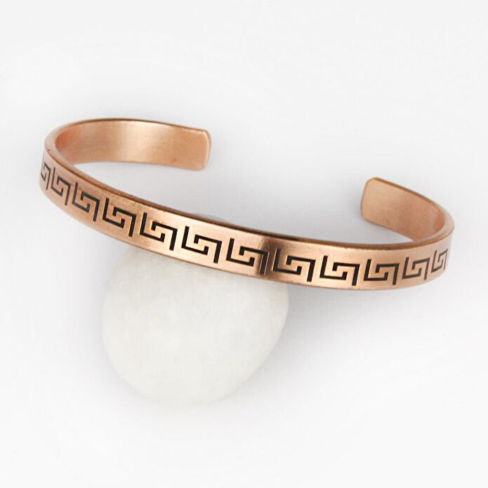 Coho Objet Coho Tılsım Dingin&bereket&sonsuzluk El Yapımı Bakır Bileklik Seti