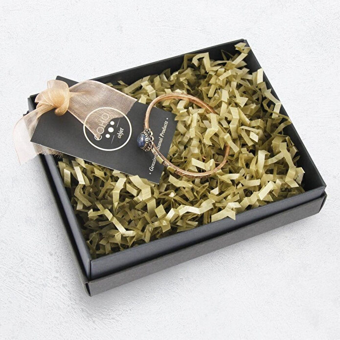 Coho Objet Coho Tılsım Lapis Lazuli Taşlı El İşleme Bileklik