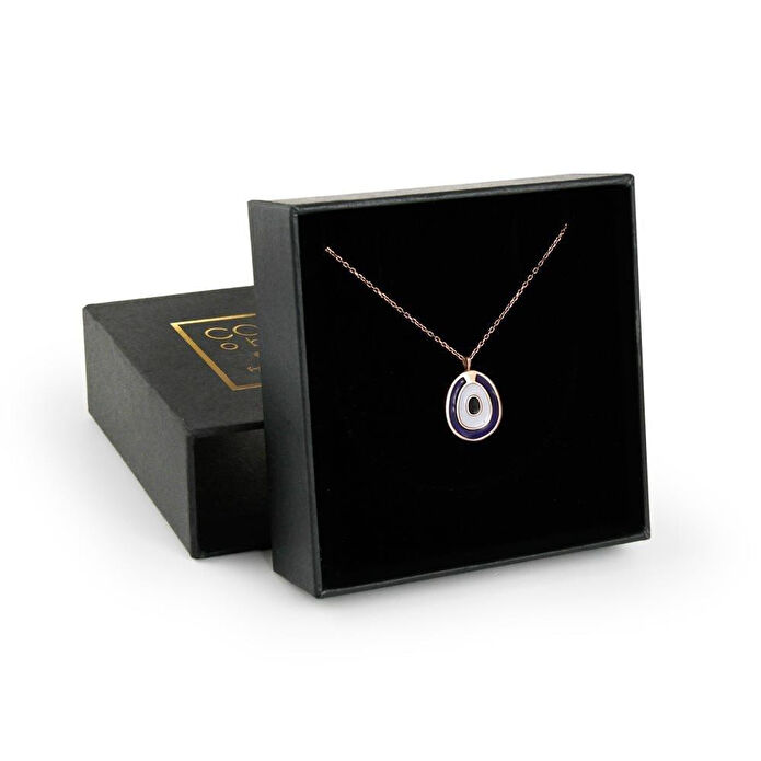 Coho Objet Coho Silver Astra Eye El Yapımı Gümüş Nazar Kolye