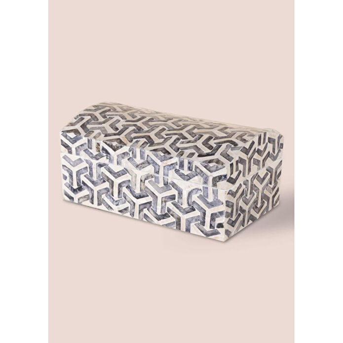 The Mia Sedef Kutu Dikdörtgen 25x15x12 Cm Tlc0093