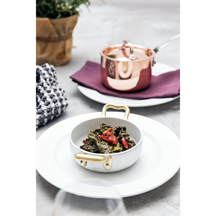 Paderno Beyaz Alüminyum Mini Tencere 12 Cm