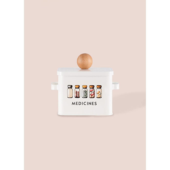 The Mia Storage İlaç Saklama Kabı 13x20x18 Cm