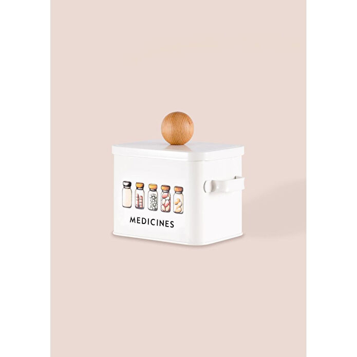 The Mia Storage İlaç Saklama Kabı 13x20x18 Cm