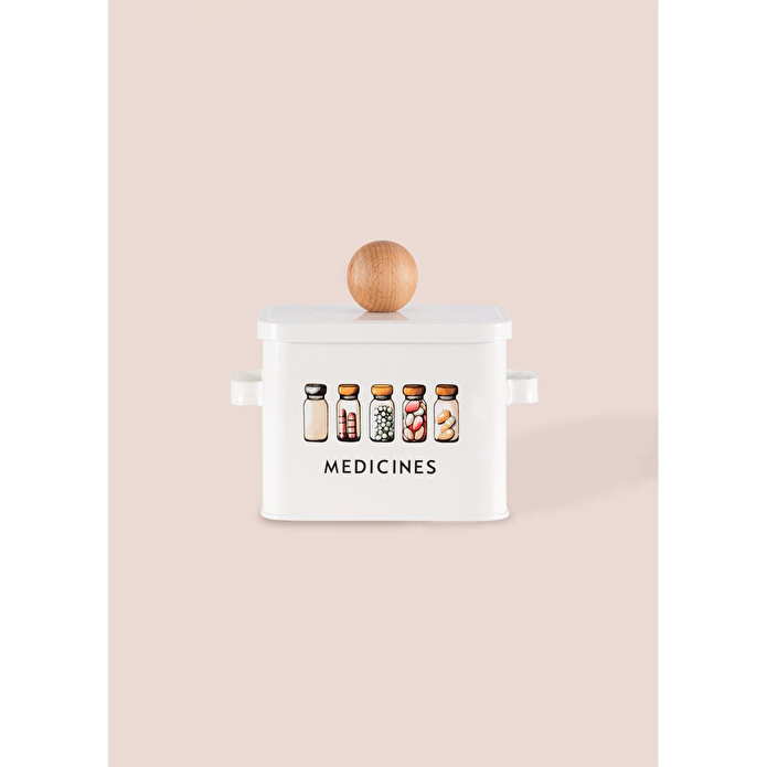 The Mia Storage İlaç Saklama Kabı 13x20x18 Cm