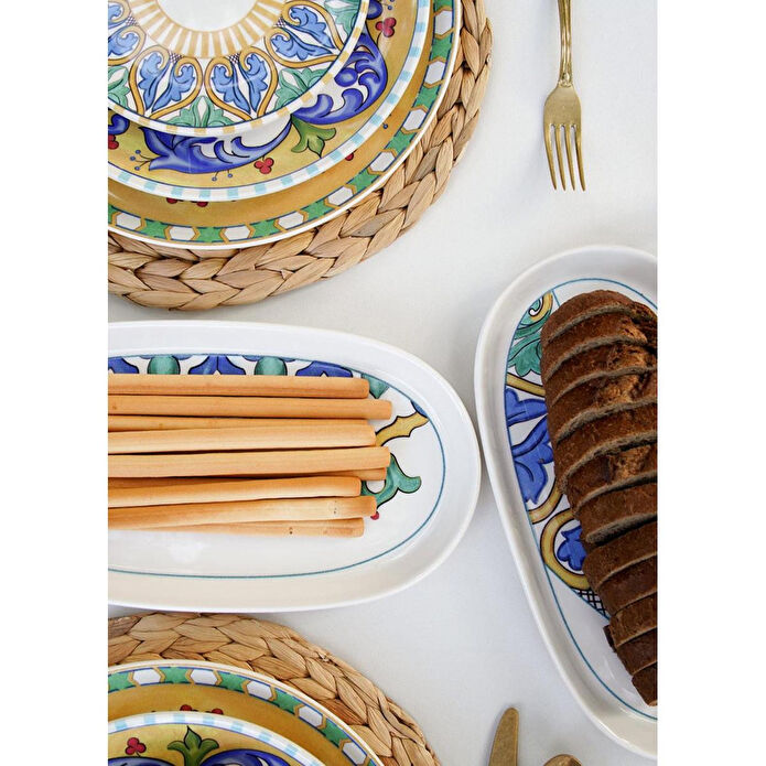 The Mia Limoncello Oval Servis Takımı 6 Parça