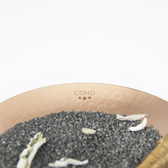 Coho Objet Coho Matte Namaste Dövme Bakır Mini Tütsü Tabağı
