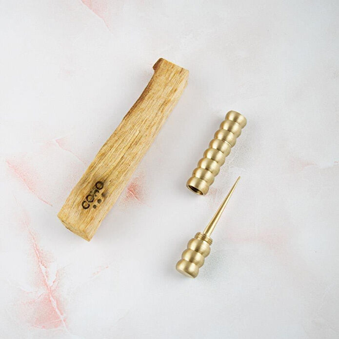 Coho Objet Coho Brazen Pirinç Tütsü Gezdirme İğnesi