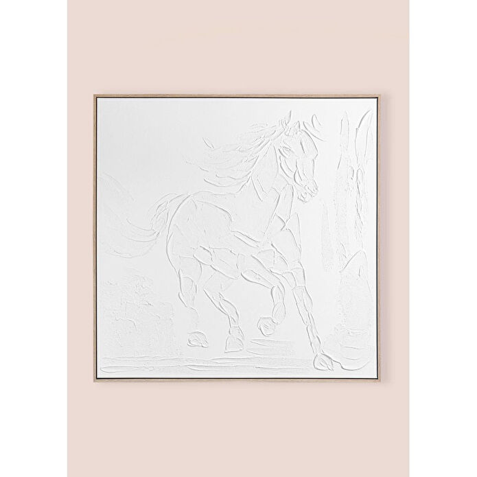The Mia Kabartma Kanvas Tablo 100x100 Cm Tbl0078