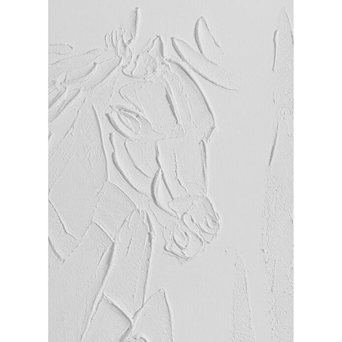 The Mia Kabartma Kanvas Tablo 100x100 Cm Tbl0078