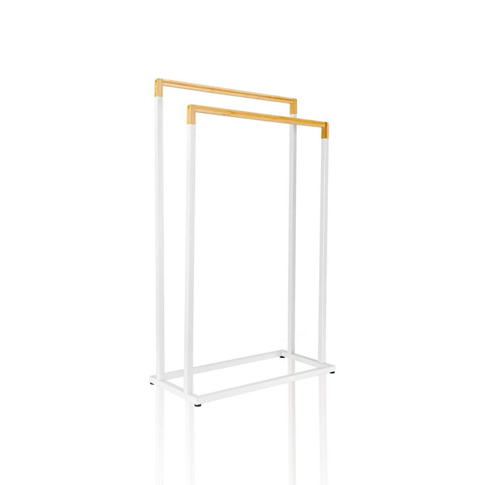 The Mia Metal Havlu Askılığı Beyaz Glv0763