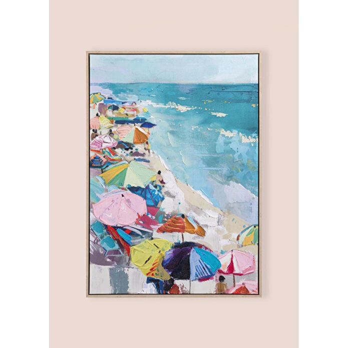 The Mia Beach Kanvas Tablo 70x100 Cm Tbl0075