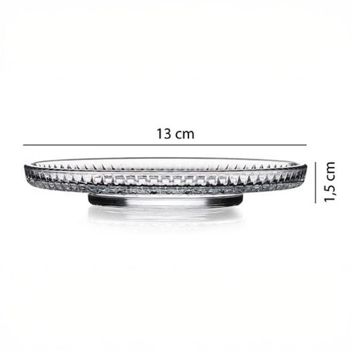 Paşabahçe 54771 Elysia Çay Tabağı 130mm 6 Adet