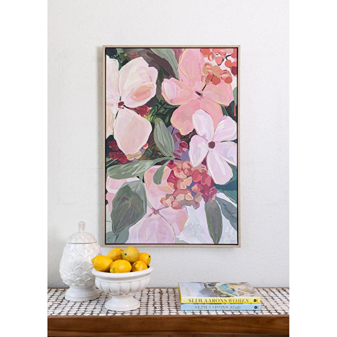 The Mia Floral Kanvas Tablo 60x90 Cm Tbl0069