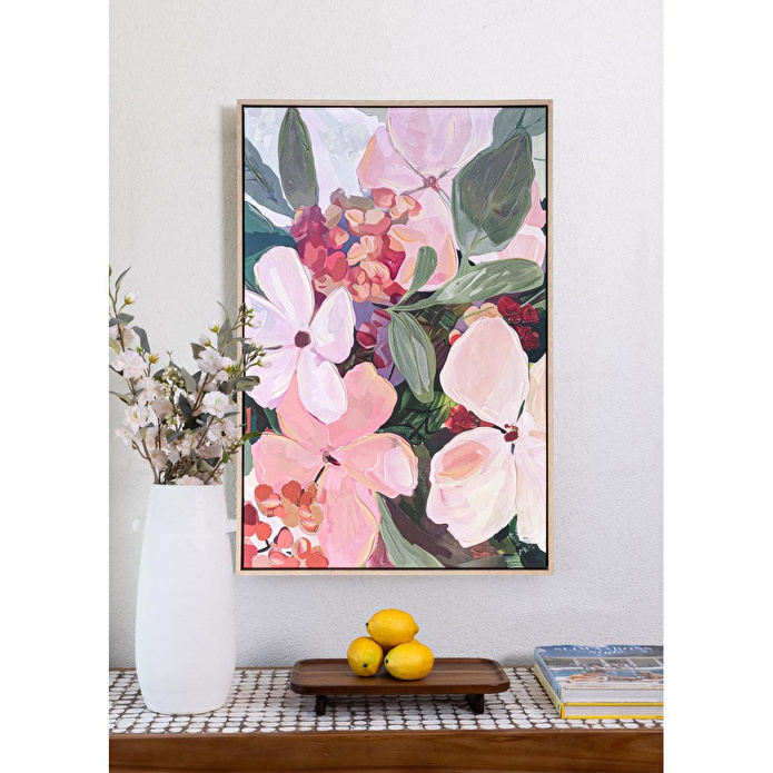 The Mia Floral Kanvas Tablo 60x90 Cm Tbl0069