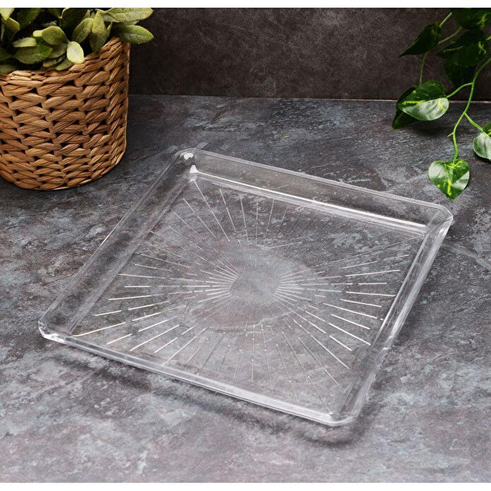 Paşabahçe 68683 Madlen Kare Tatlı Tabağı 24cm 1 Adet