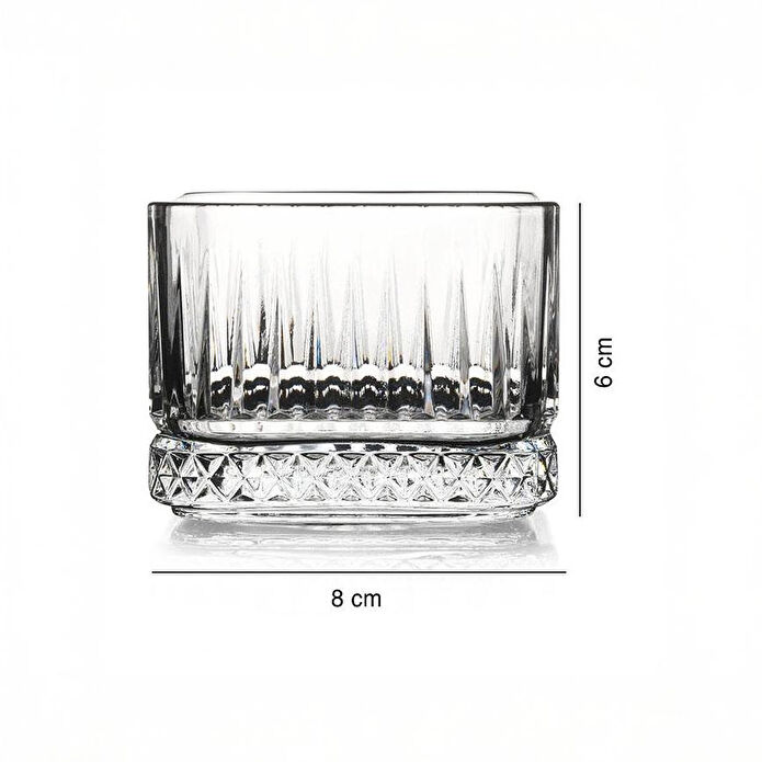 Paşabahçe 530138 Elysia Kare Kase 235cc 4 Adet