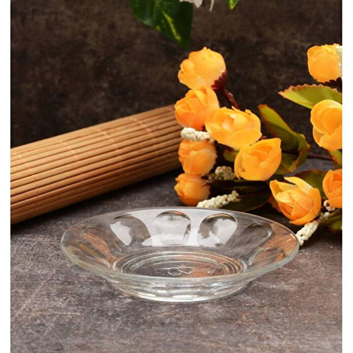 Paşabahçe 54411 Tempo Çay Tabağı Optikli 19mm 6 Adet