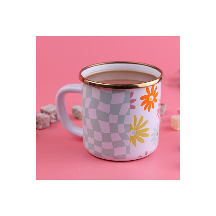 Emaylab Retro Hippi Emaye Kupa