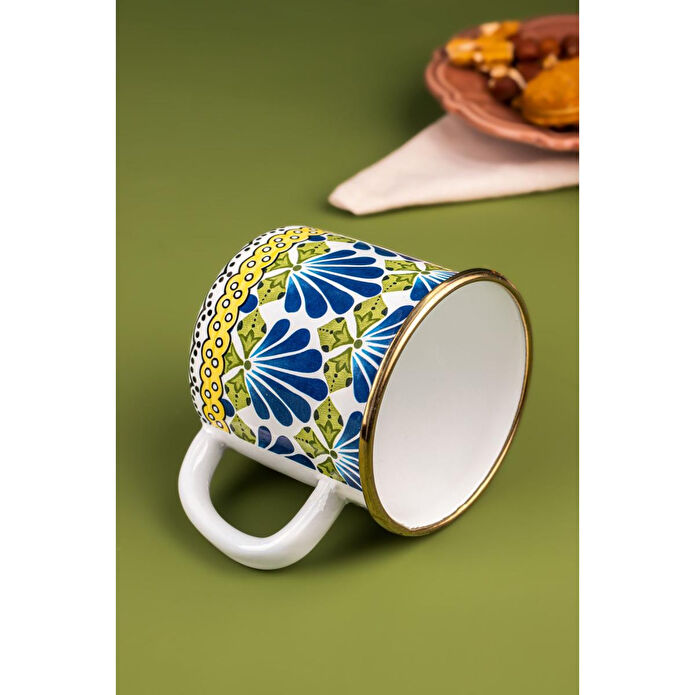 Emaylab Selge Emaye Kupa