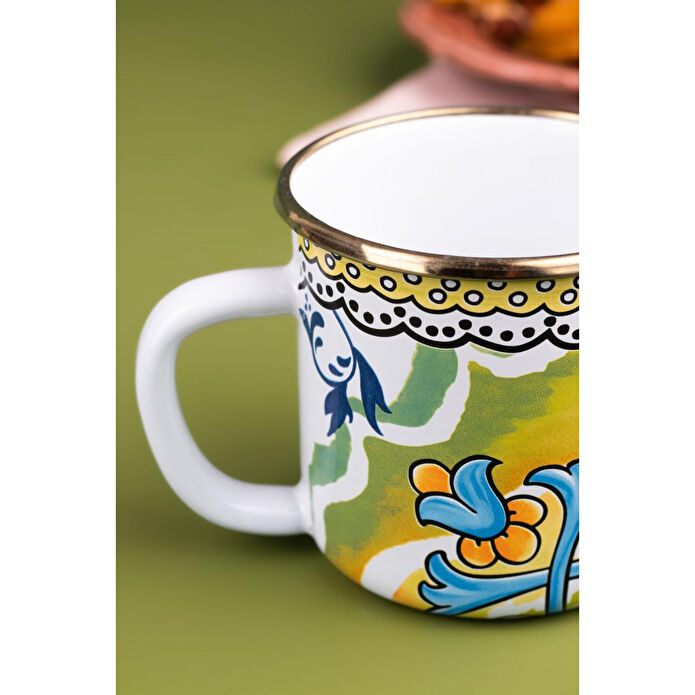 Emaylab Selge Emaye Kupa