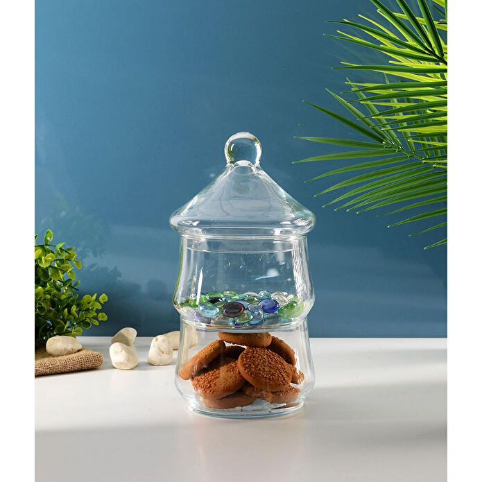 Paşabahçe 96816 Villa Patisserie 2 Katlı Cam Kurabiyelik