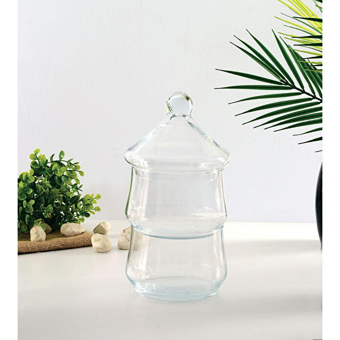 Paşabahçe 96816 Villa Patisserie 2 Katlı Cam Kurabiyelik