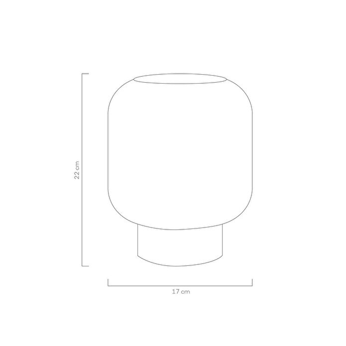 Soli Workshop Helios Kısa Masa Lambası - Ahşap