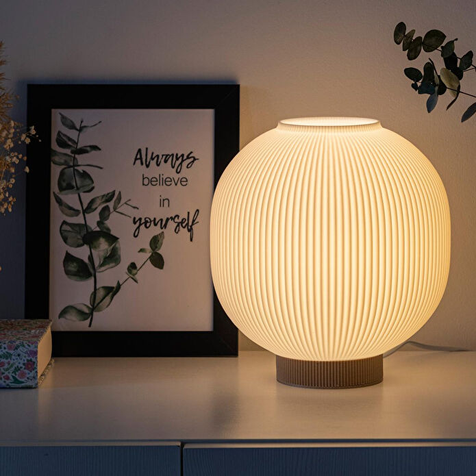 Soli Workshop Pepon Masa Lambası - Ahşap