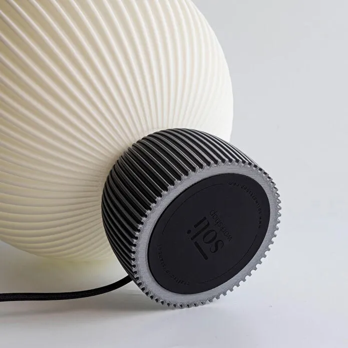 Soli Workshop Luna Medium Masa Lambası - Gümüş