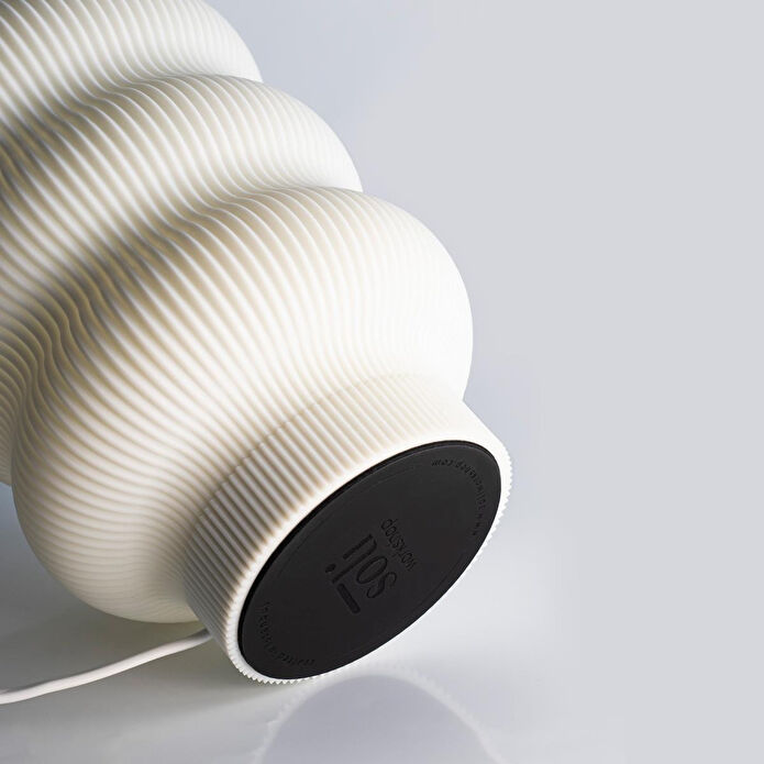 Soli Workshop Ostraco Masa Lambası - Beyaz