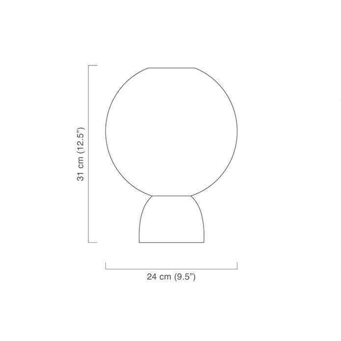 Soli Workshop Luna Medium Masa Lambası - Bakır