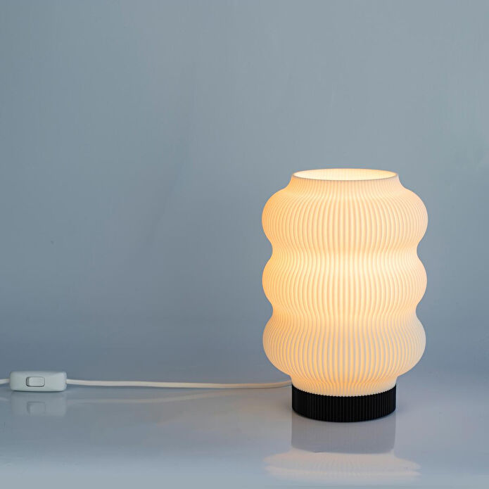 Soli Workshop Ostraco Masa Lambası - Siyah