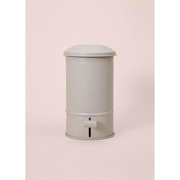 The Mia Stripe Mutfak Ve Banyo Çöp Kovası Bej 5 Lt